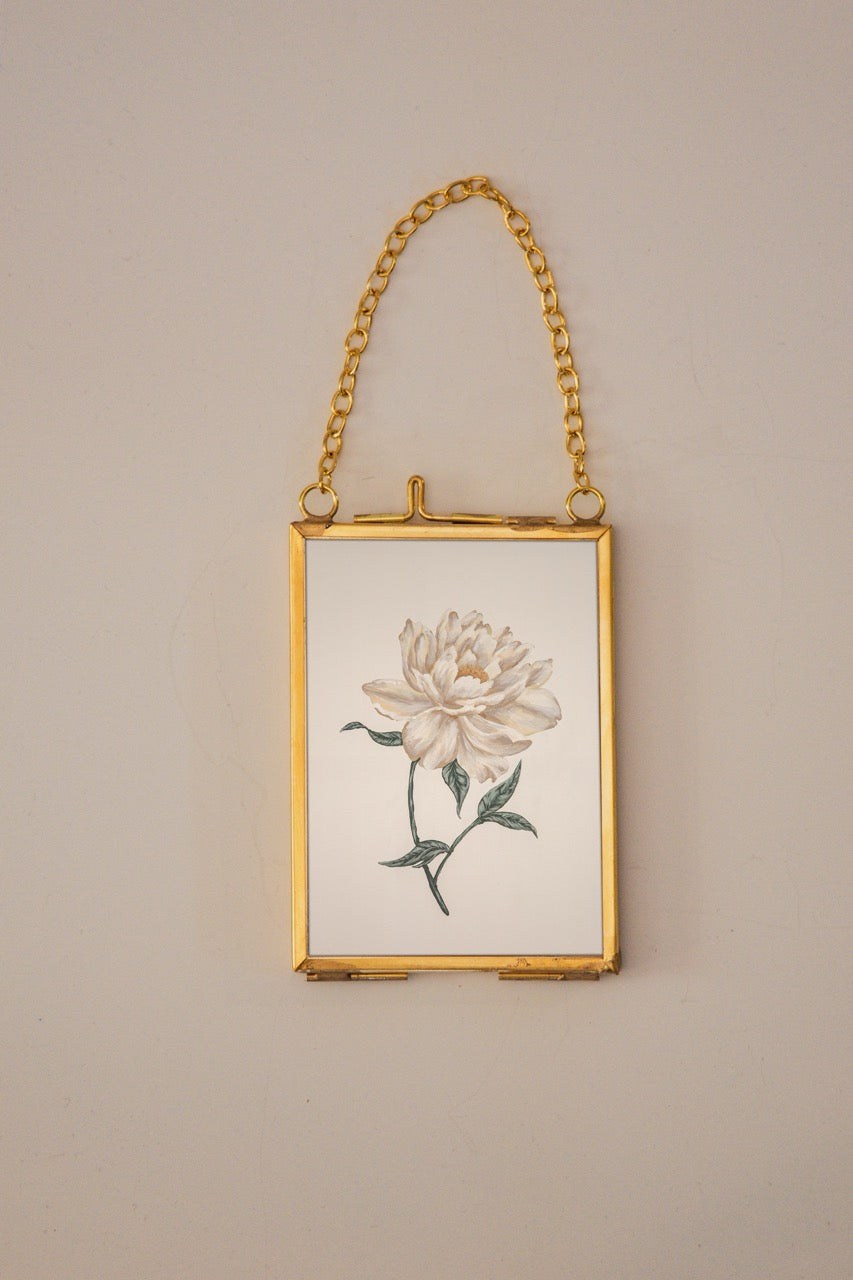 "The Growth in Between" Gold Frame Ornament