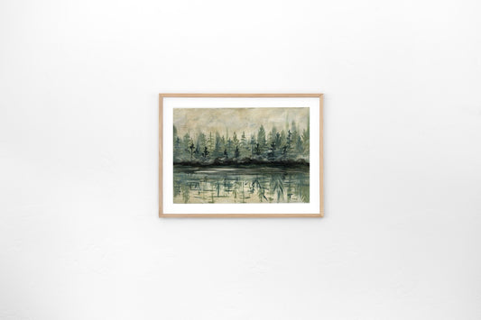 "Winter Reflections" Art Print