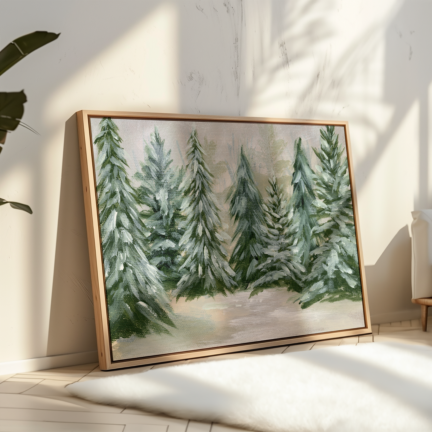 "Winter Trees 1" Art Print