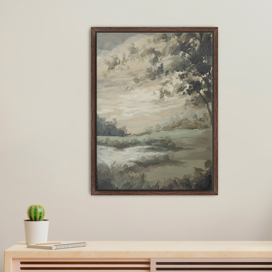 "At The Park" Art Print