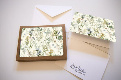 "Soft Wildflowers" A2 Box Card Set