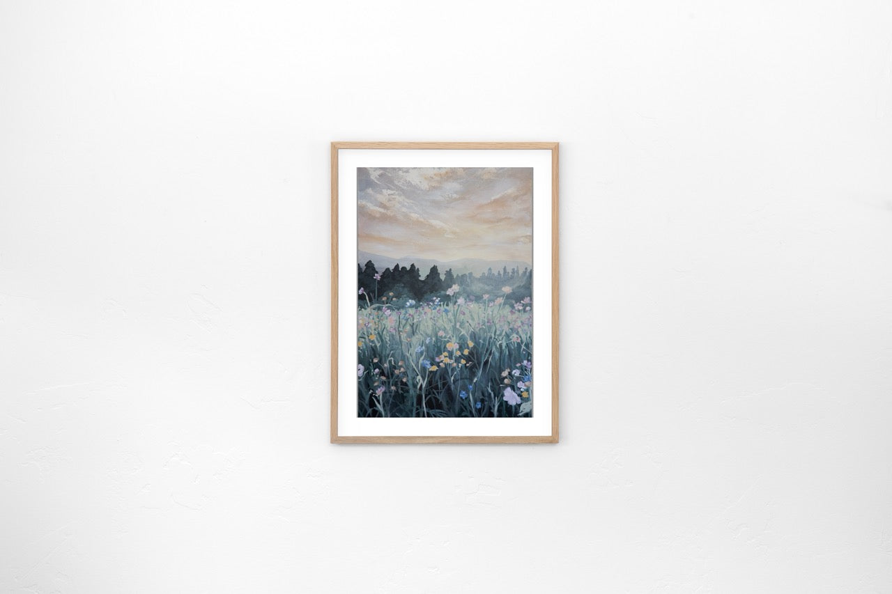 "A Rest in the Field" Art Print