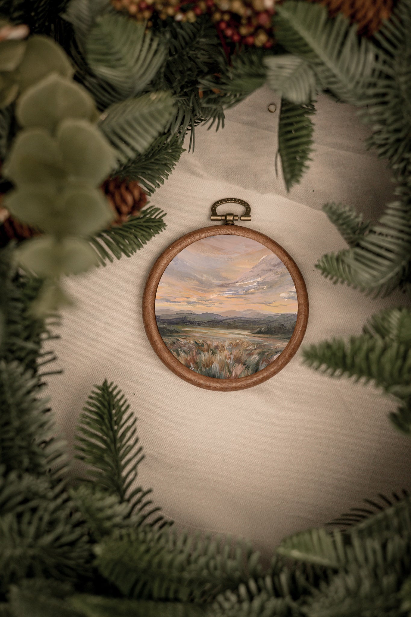"Sing it in the Morning" Circle Ornament 