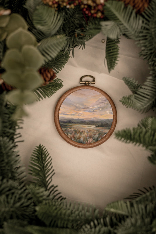 "Sing it in the Morning" Circle Ornament 