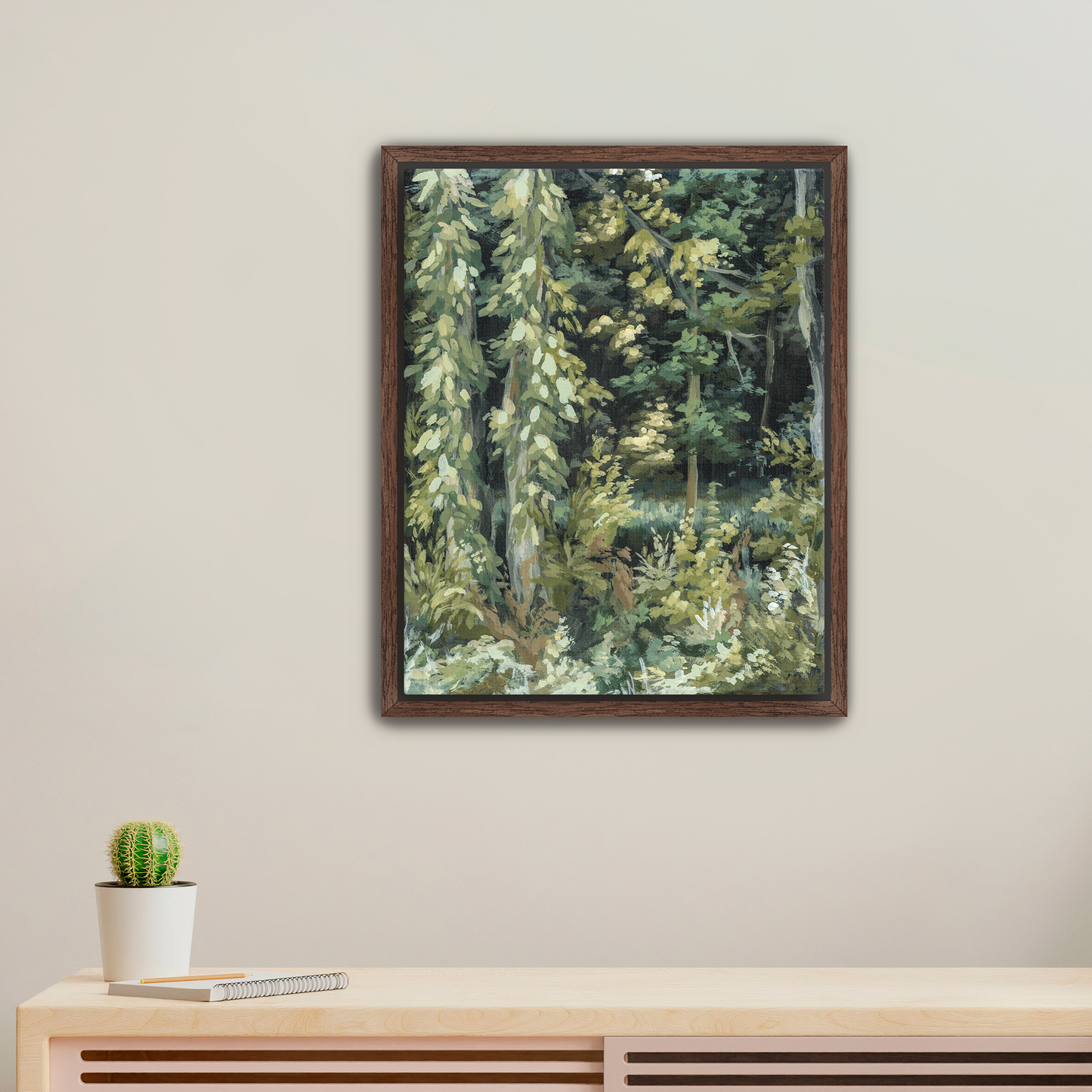 "Verdant Edge" Art Print