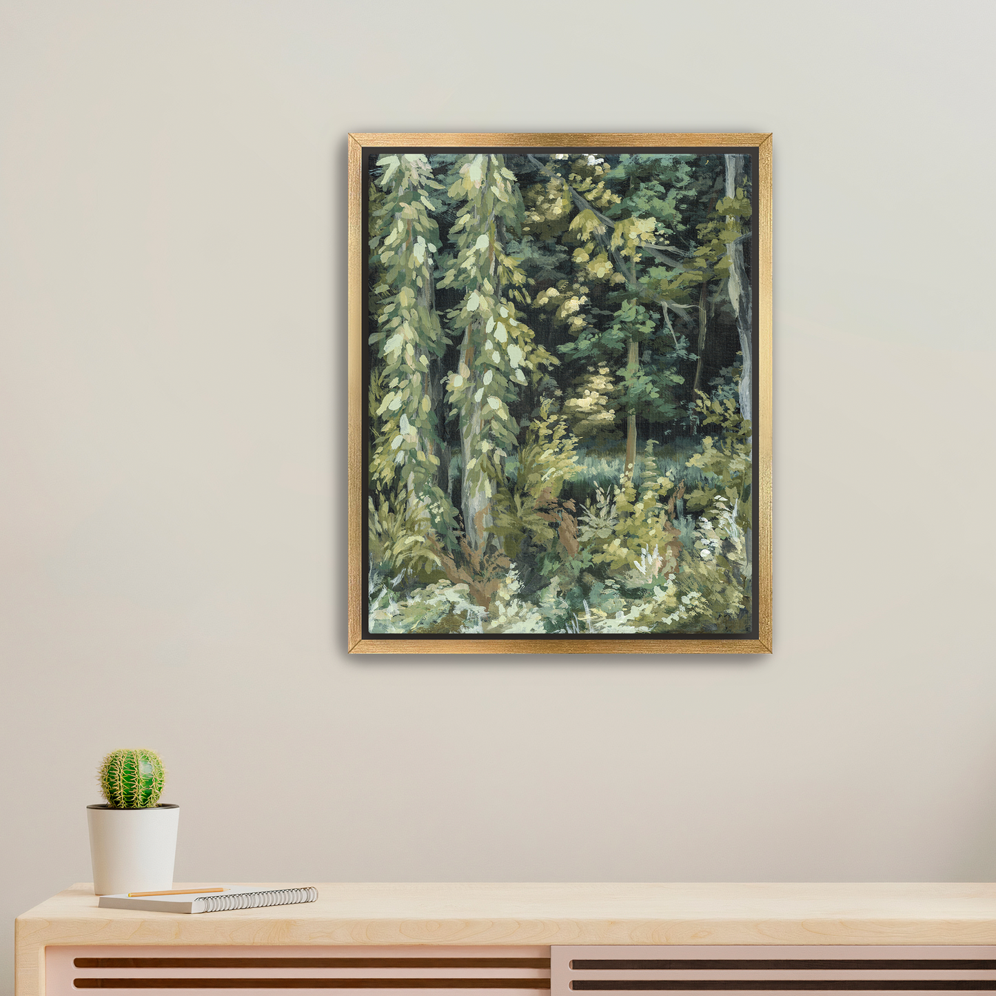 "Verdant Edge" Art Print