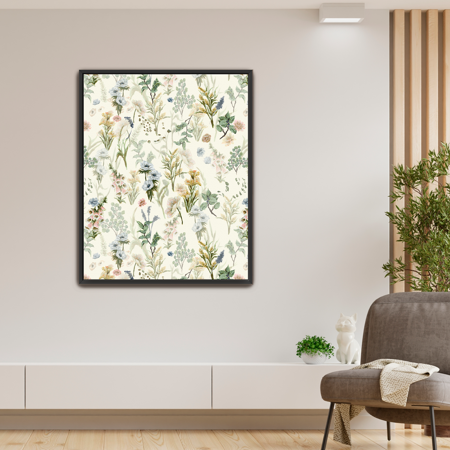 "Soft Wildflowers" Art Print