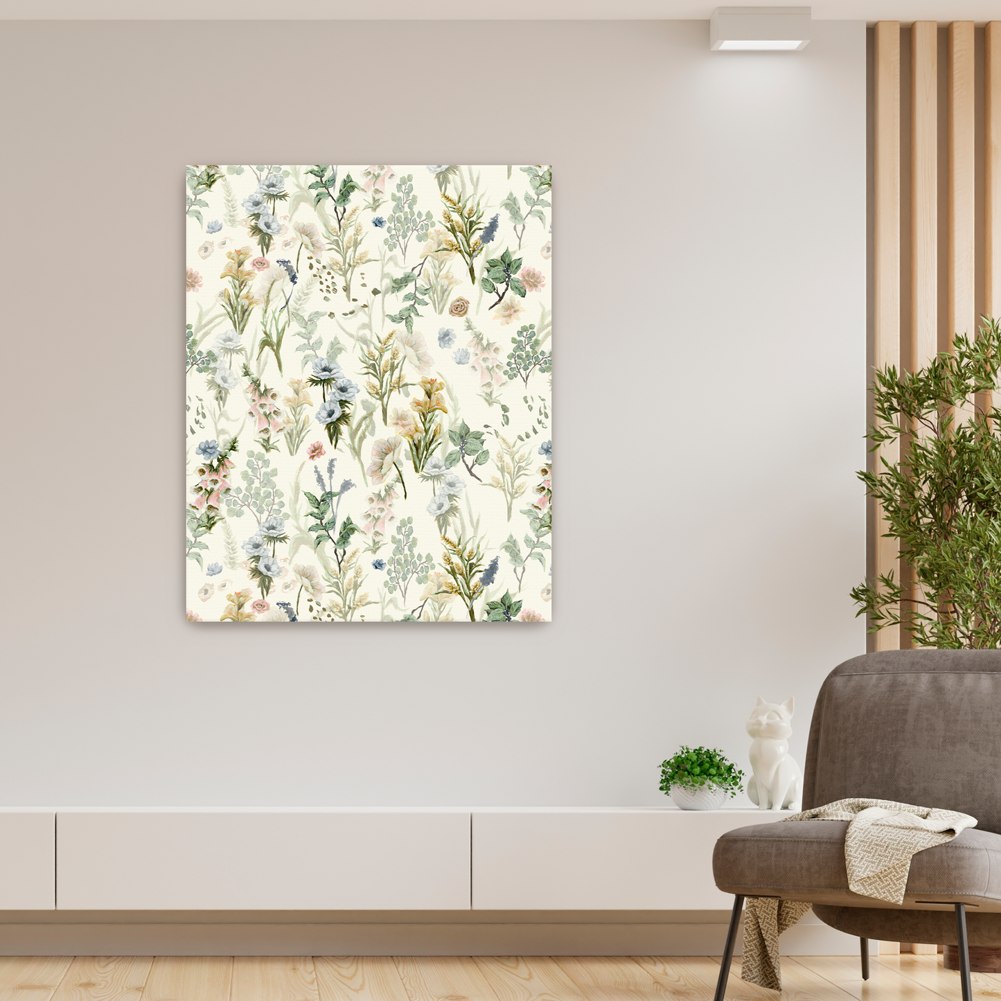 "Soft Wildflowers" Art Print