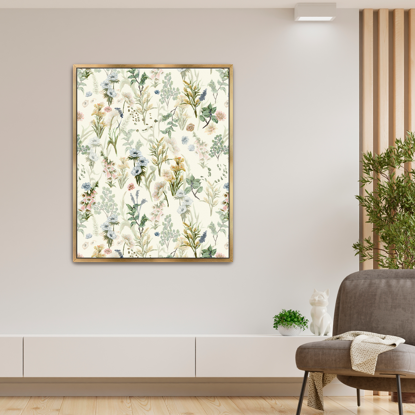"Soft Wildflowers" Art Print