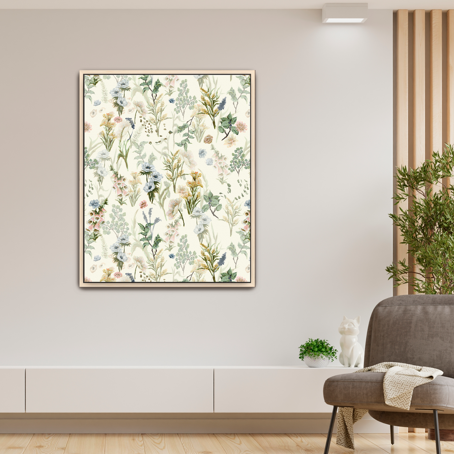 "Soft Wildflowers" Art Print