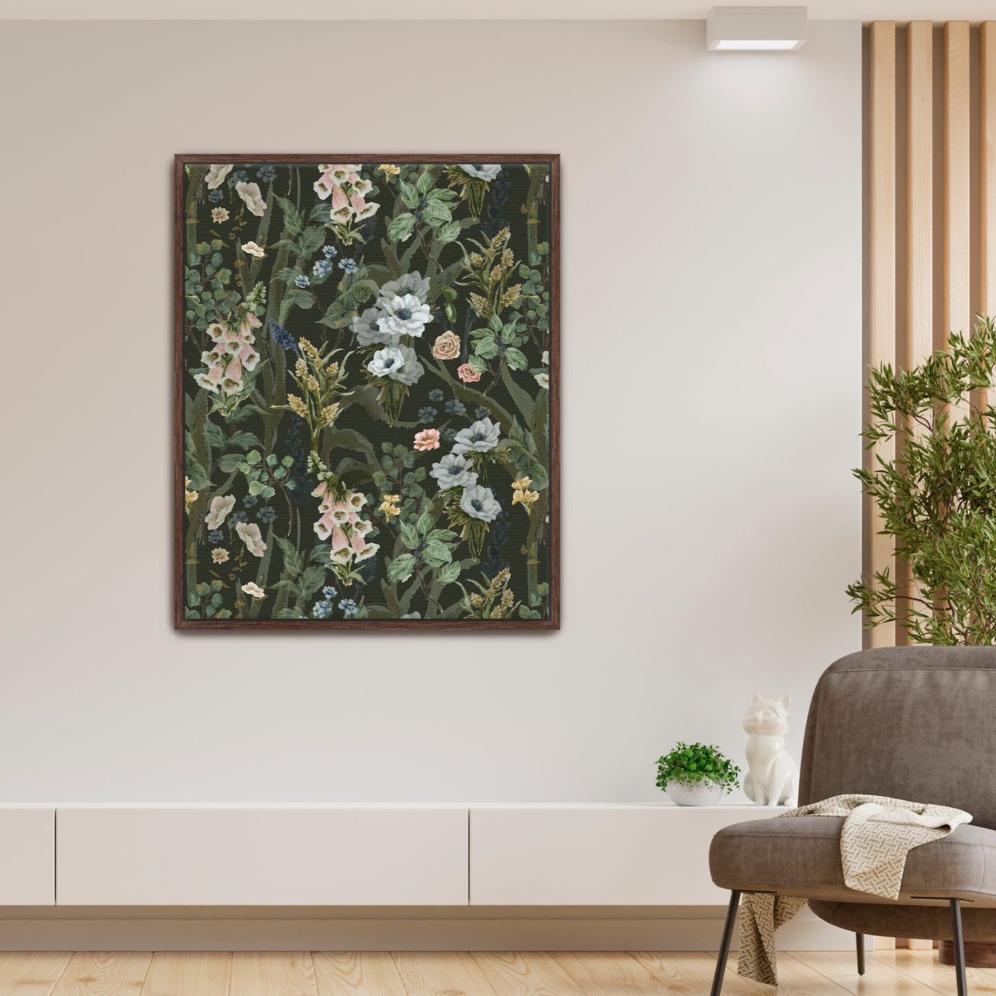 "Dark Wildflowers" Art Print