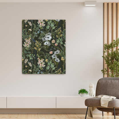 "Dark Wildflowers" Art Print