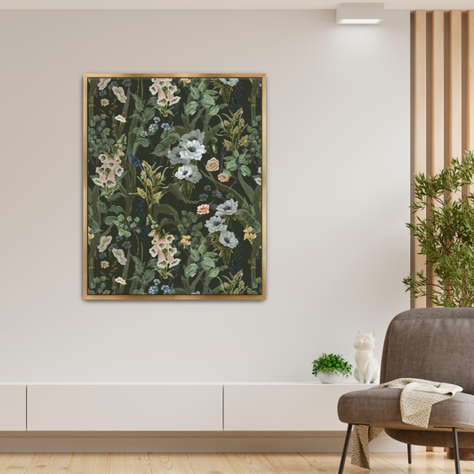 "Dark Wildflowers" Art Print
